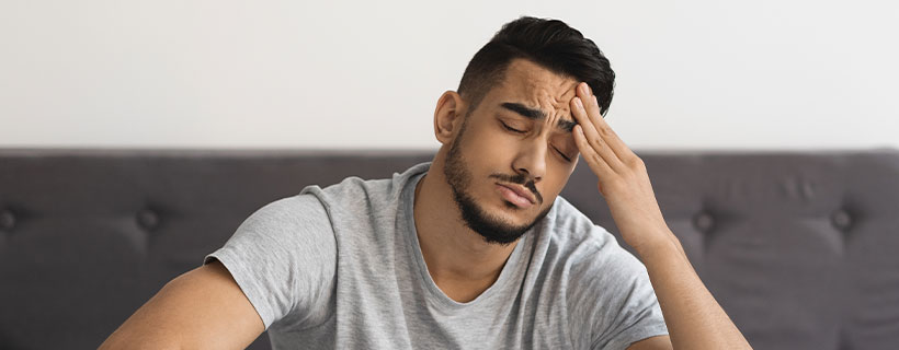 patient needing headache chiropractor in El Cerrito CA